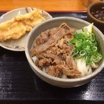 麺処 綿谷 - 牛肉ぶっかけ（ハーフ）_2015年12月