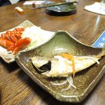 酒富 - 赤ウインナー、あじの南蛮漬け_2015/12-02