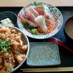 桜海老かき揚げ丼定食