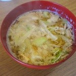 Koufuku Oobanya Kihompo - キャベツと葱の卵スープ