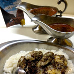 かれーの店 うどん  - 2012.12.25 冬のよるかれー プレミアム オイスターゴッド かれー大盛り  1750円 