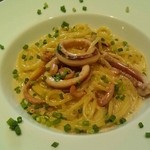 MiKiya's　ぐりぐり - 塩辛とクリームチーズのパスタ