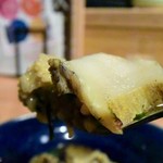 炭と地酒とたしなみワイン Kai本店 醸す - ■アワビと春菊のリゾットだ