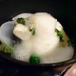 炭と地酒とたしなみワイン Kai本店 醸す - ■鯛の上に出汁のエスプーマ～～