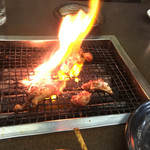 とんちゃんや ふじ - ファイヤ〜〜ψ(｀∇´)ψ