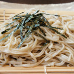城伸寿司 - 天ざるそばの麺