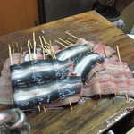 かぶと - 捌かれた鰻・・・