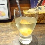 ウオバル - お通しのスパークリング日本酒