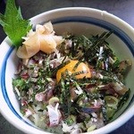 鯵たたき丼　1080円　（＾ω＾）