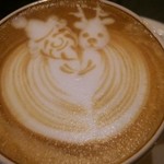 カフェザグローブ - クリスマスVerのラテアート