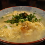 丸安 - ☆雑炊に少しポン酢をタラリ☆