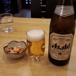 越前 - 瓶ビール４８０円税抜き＆無料のお通し