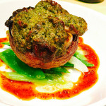 釜津田 - カキとエスカルゴのシャンピニオン詰め