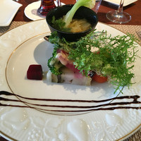 カジュアルフレンチ　アミー - スープと野菜のテリーヌ