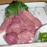 Sashimi Izakaya Nakazen - 鶏レバ刺身絶品、たっぷり