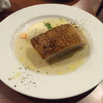 ROCCO - 豚バラ肉のブレゼ（興奮し過ぎて画角最悪）。