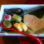 高台寺 土井 - お寿司各種、鯛の子ゼリー寄せ 