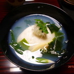 つば甚 - 吸物　蛤真丈のお椀 