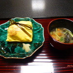 つば甚 - 鯛の蒸し寿司