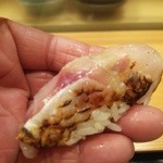 鮨処 多田 - 握り　のどくろ炙り