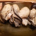 鮨処 多田 - 牡蠣の昆布敷きチョイ焼き