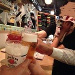 Espetalia - H.27.9.4.夜 4人 de 乾杯♪