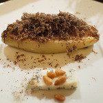 il tram - チコリの1時間ロースト 黒トリュフ ゴルゴンゾーラ・ピカンテ(クリスマスディナー6000円)