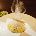 il tram - 白身魚(真ハタ)のヴァポーレ 丹波しめじ 下仁田葱とニョッキ(クリスマスディナー6000円)