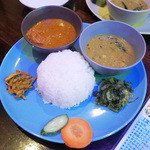 ムスタング タカリ - カレーライスセット フィッシュカレー(500円)