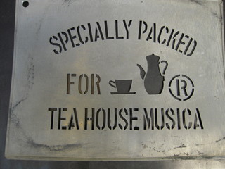 Tea House MUJICA - お店の看板