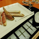 名古屋 浅田 - 12月：焼き物（焼きズワイガニ、蟹味噌甲羅焼き）