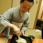 名古屋 浅田 - 12月：お食事（土鍋炊き蟹ご飯）