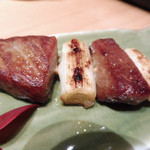 築地すし好 JIN仁 - トロの串焼き