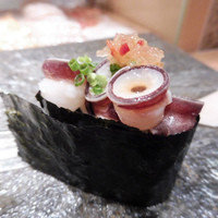 築地すし好 JIN仁 赤坂アークヒルズ店 - 生タコの吸盤　軍艦