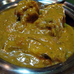 マドラスキッチン2 - チェチナード マトン クルマ～ココナッツベースのマトンのカレー（＋ナン）