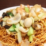 中華料理 瑩家 - 五目あんかけ硬焼きそば