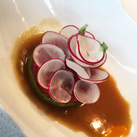 Jean-Georges Tokyo - 本マグロのタルタル アボカド、ラディッシュ　ジンジャーマリナード