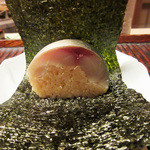 緒方 - 10】食事：鯖寿司(2015.12月)