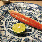 緒方 - 5】焼き蟹：間人蟹の脚(2015.12月)