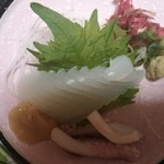 旅館なかしま荘 - イカとたこのお刺身