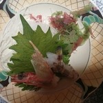 旅館なかしま荘 - 海老の刺身