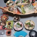 旅館なかしま荘 - すでにすごい夕食