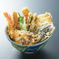 えびやさい天丼