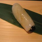 二條 葵月 - 剣先烏賊のアップ(2015.07)