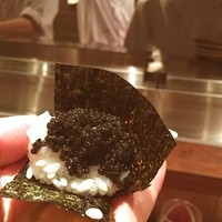 鳥茂 - キャビアのおにぎり