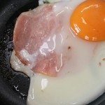 旅館なかしま荘 - ハムエッグ