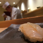 匠 進吾 - ボタンエビの昆布締め