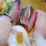 巴寿し - 地魚寿司のアップですｗ