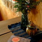 キャリー焼菓子店 - ゆっくり寛げる、２Fのイートインスペース