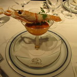 シャトン - 手長海老の冷製スープ（シュワッチw）